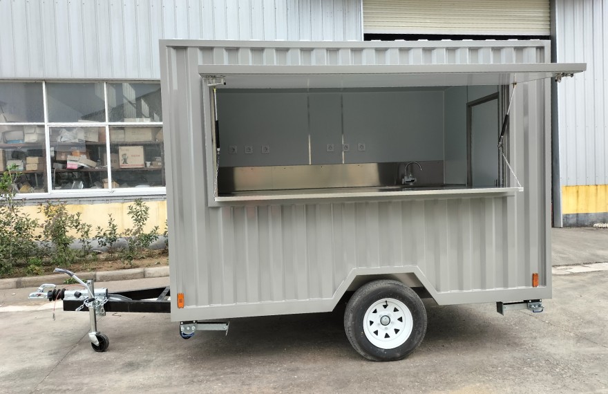 shipping container food trailer for sale